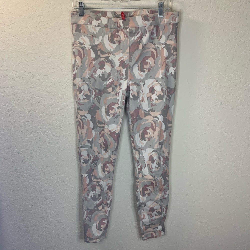 Spank floral jeanish ankle leggings Large